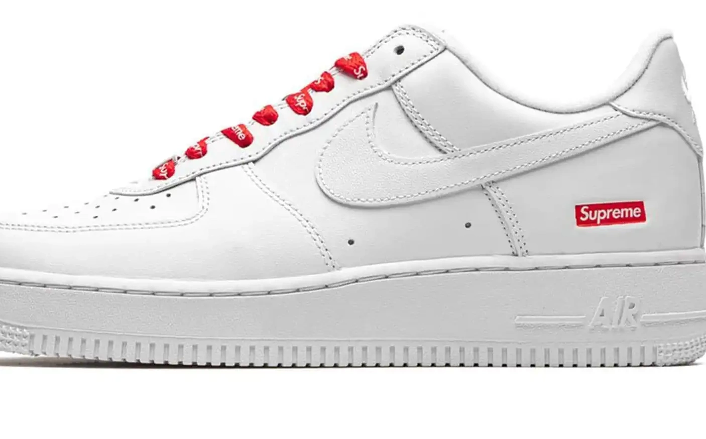 White Supreme Air Low 1 Force Nike 0520